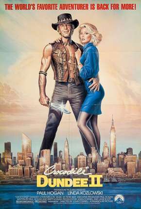 Capa para download torrent de Filme Crocodilo Dundee em Hollywood