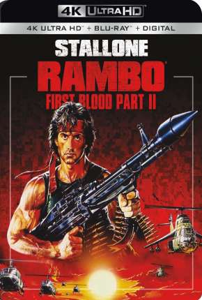 Capa para download torrent de Filme Rambo 2 - A Missão 4K UHD