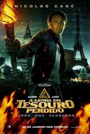 Capa para download torrent de Filme A Lenda do Tesouro Perdido - Livro dos Segredos - DVD-R