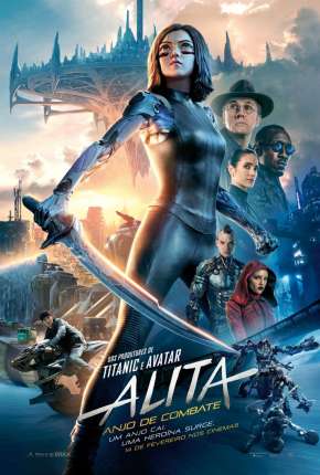 Capa para download torrent de Filme Alita - Anjo de Combate