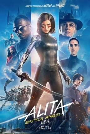 Capa para download torrent de Filme Alita - Anjo de Combate Legendado