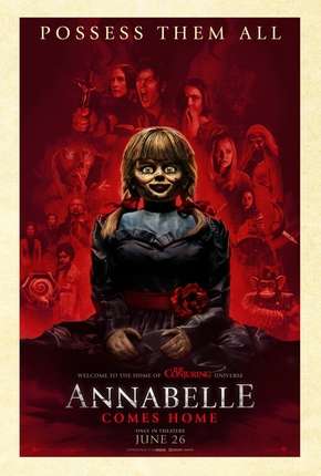 Capa para download torrent de Filme Annabelle 3 - De Volta Para Casa