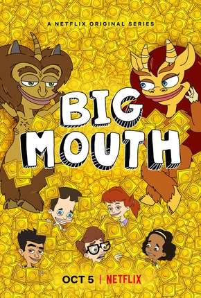 Capa para download torrent de Desenho Big Mouth - 2ª Temporada Completa