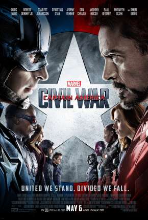 Capa para download torrent de Filme Capitão América - Guerra Civil - IMAX