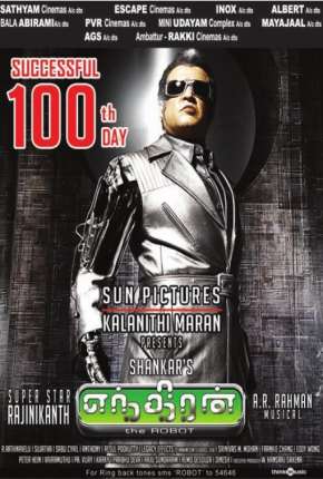 Capa para download torrent de Filme Enthiran - Legendado