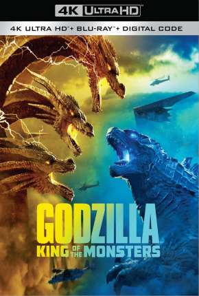 Capa para download torrent de Filme Godzilla 2 - Rei dos Monstros 4K