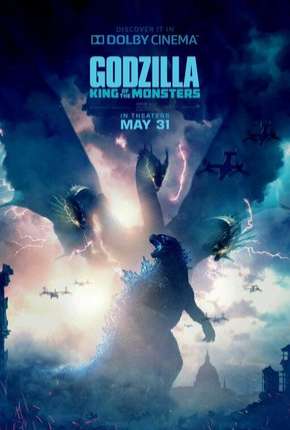 Capa para download torrent de Filme Godzilla 2 - Rei dos Monstros Legendado
