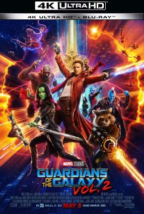 Capa para download torrent de Filme Guardiões da Galáxia Vol. 2 - 4K