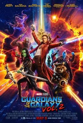 Capa para download torrent de Filme Guardiões da Galáxia Vol. 2 - IMAX OPEN MATTE