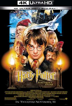 Capa para download torrent de Filme Harry Potter e a Pedra Filosofal - Versão do Cinema - 4K