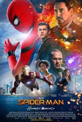 Capa para download torrent de Filme Homem-Aranha - De Volta ao Lar + Extras Remux
