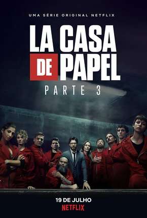 Capa para download torrent de Série La Casa de Papel - 3ª Temporada Netflix Completa