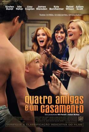 Capa para download torrent de Filme Quatro Amigas e um Casamento - Bachelorette