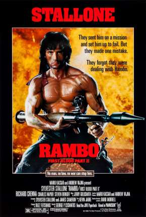 Capa para download torrent de Filme Rambo 2 - A Missão - BD-R