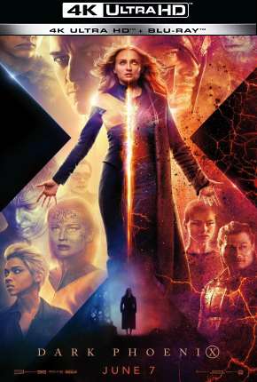 Capa para download torrent de Filme X-Men - Fênix Negra - 4K