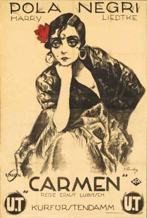 Capa para download torrent de Filme Carmen - Filme Mudo