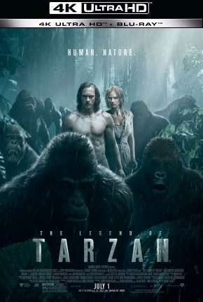 Capa para download torrent de Filme A Lenda de Tarzan - 4K