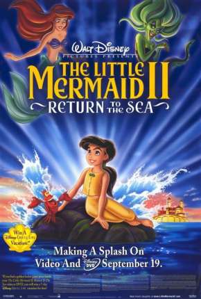 Capa para download torrent de Filme A Pequena Sereia II - O Retorno Para o Mar