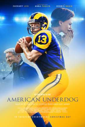 Capa para download torrent de Filme American Underdog - A História de Kurt Warner