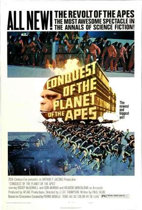 Capa para download torrent de Filme Conquista do Planeta dos Macacos - Conquest of the Planet of the Apes