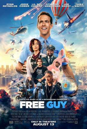 Capa para download torrent de Filme Free Guy - Assumindo o Controle