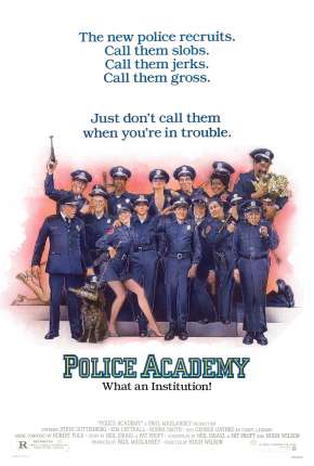Capa para download torrent de Filme Loucademia de Polícia - Coleção