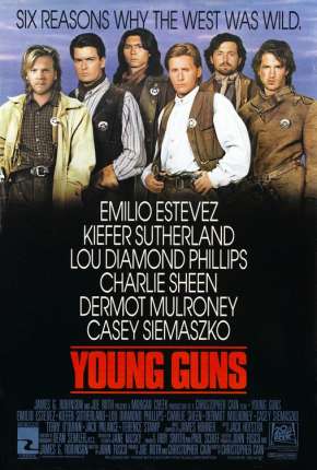 Capa para download torrent de Filme Os Jovens Pistoleiros - Young Guns