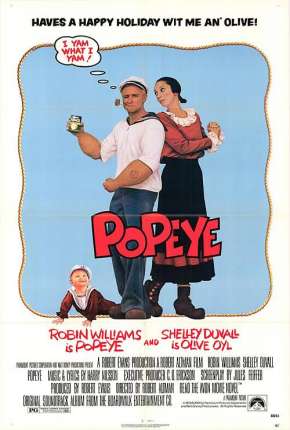 Capa para download torrent de Filme Popeye