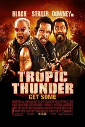 Capa para download torrent de Filme Trovão Tropical - Versão do Cinema - Tropic Thunder - Version Theatrical