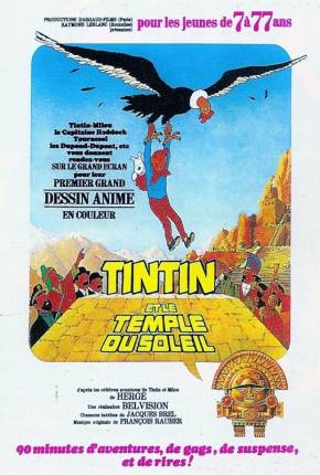 Capa para download torrent de Filme As Aventuras de Tintin - O Templo do Sol