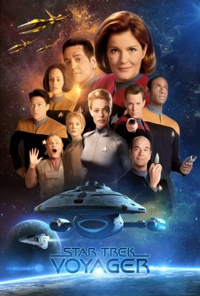 Capa para download torrent de Série Jornada nas Estrelas - Voyager