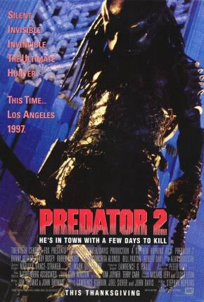 Capa para download torrent de Filme O Predador 2 - A Caçada Continua