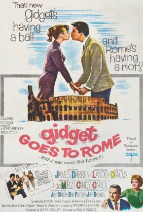 Capa para download torrent de Filme Roma, Convite ao Amor / Gidget Goes to Rome